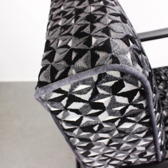 Image 1 of 2xArt Deco Armchairs No.139 "Night sky" 