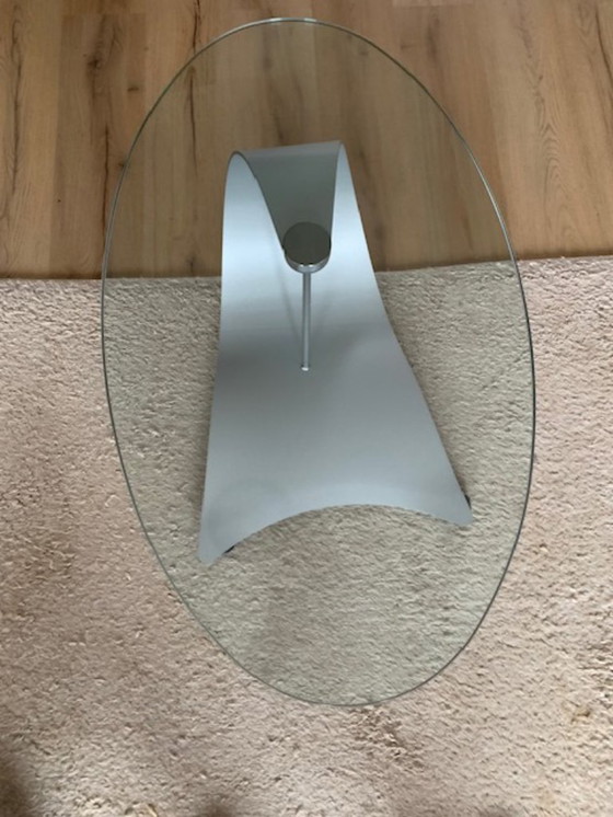 Image 1 of table d'appoint en verre