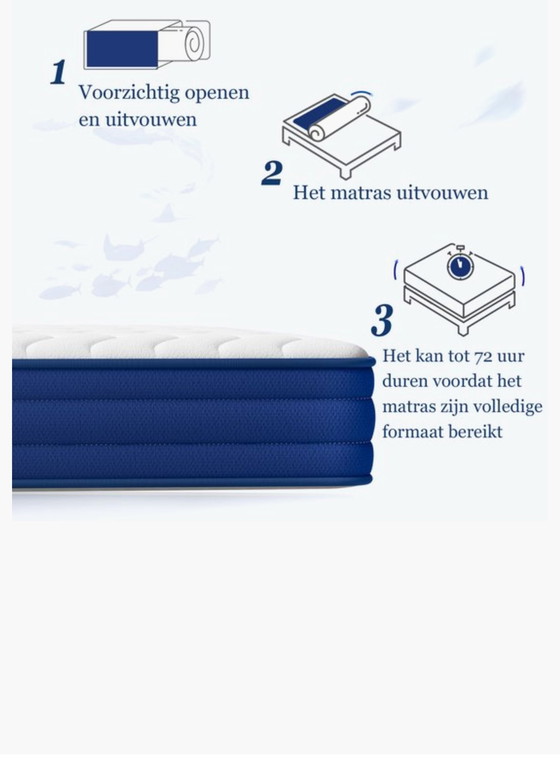 Image 1 of Homavo colchoneta nuevo 160x200 cm