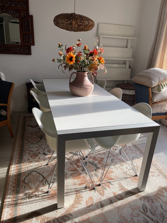 Tavolo da pranzo allungabile Kristalia Sushi, 177/225/271 X 100 X 75 cm – Tavoli da pranzo, Alluminio, lamine (photo 2 of 8)