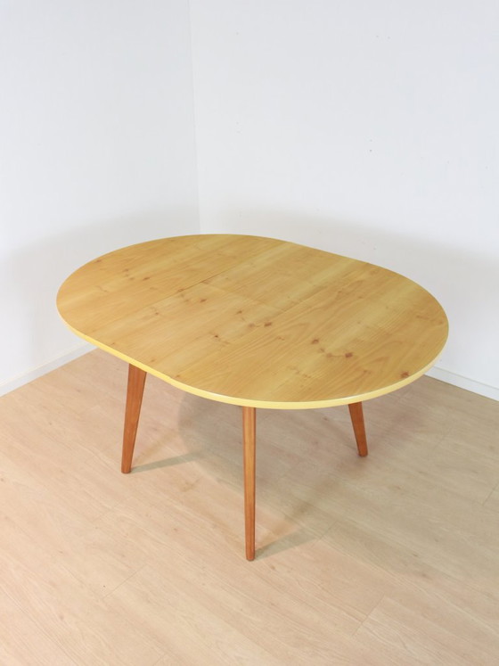 Vintage Dining Table (Turning Top) – Round – Wood (photo 7 of 12)