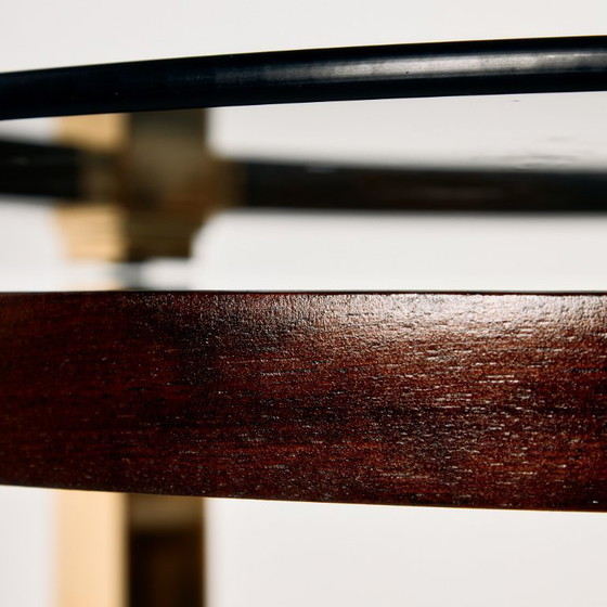 Image 1 of MK11546 Restored mahogany and brass dining table
