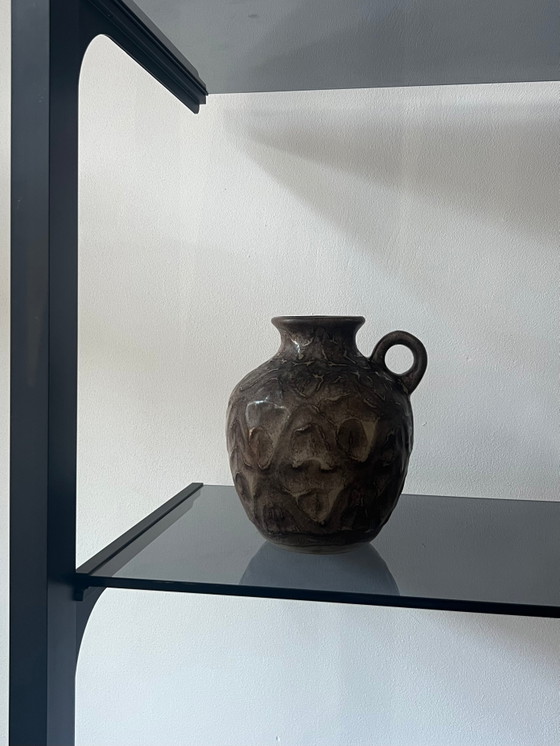 Vaso piccolo Ruscha Keramik – Germania Ovest, anni '70 – Smalto a goccia Fat Lava – Vasi, Ceramic (photo 4 of 4)