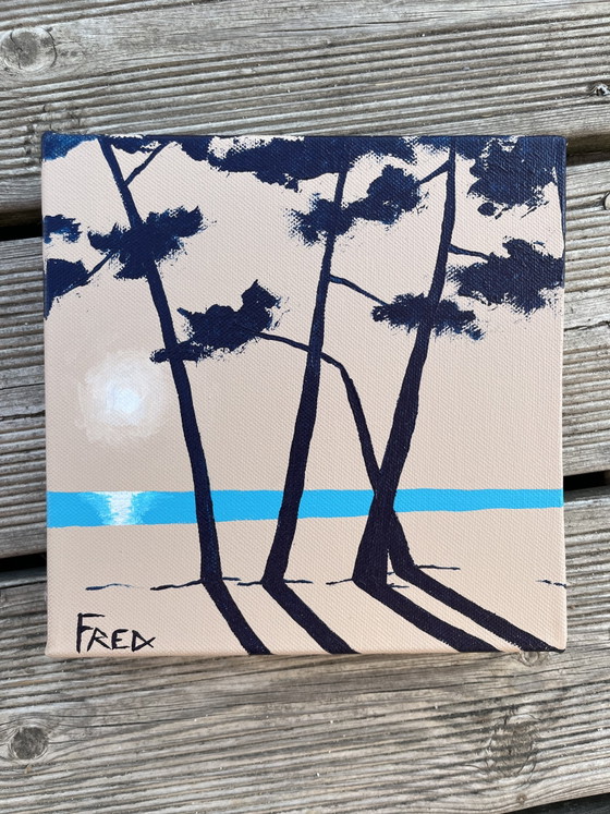 Image 1 of Acrylic on 3D canvas 20x20cm