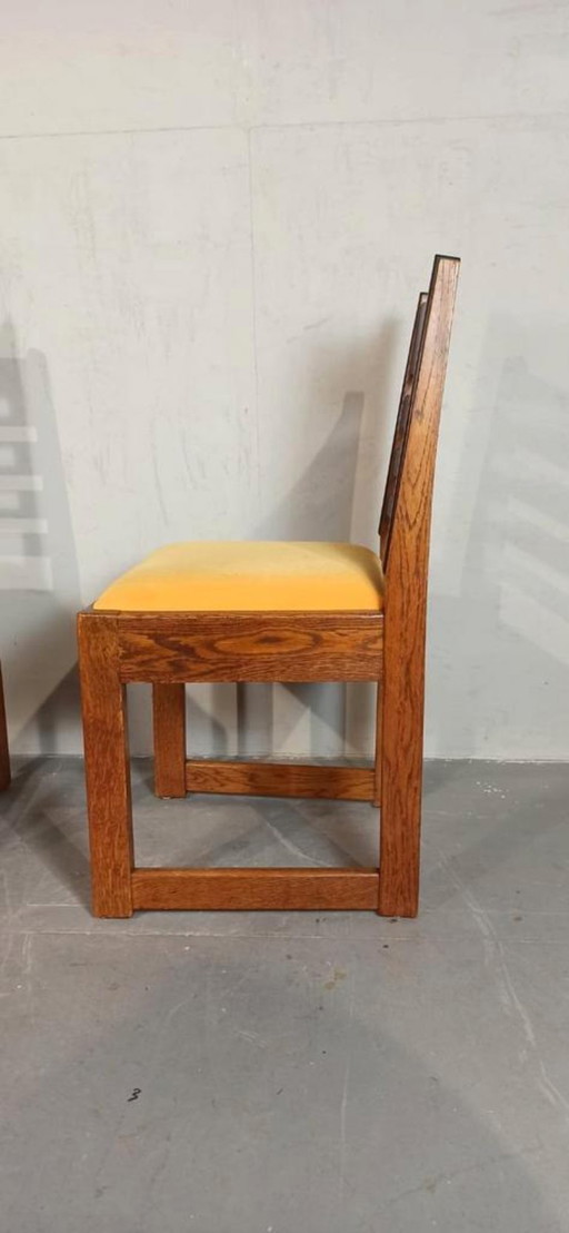 2 Vintage-Kleidungsstücke der Art-Deco-Schule Amsterdam