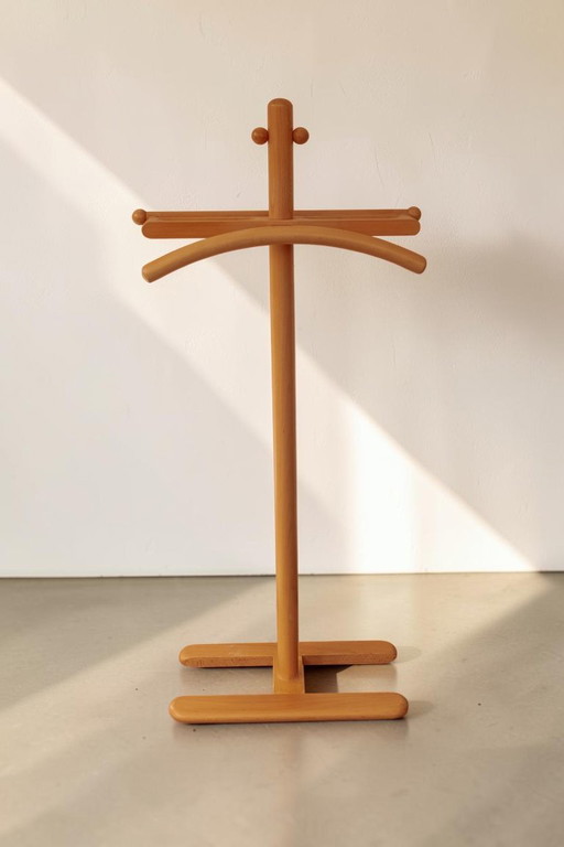 Cassetta portaoggetti in legno postmoderna, anni '80 – kledingkasten, Wood (photo 2 of 8)
