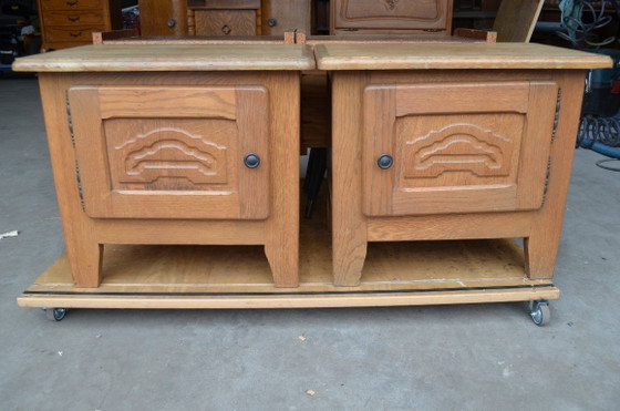 Comodini vintage anni '70/'80 – Metal, Wood (photo 2 of 8)