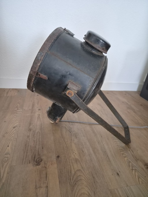 Vintage Industriële Tilley FL6 Lampada da tavolo/proiettore – Werkend! – spotjes, Glass, Metal
