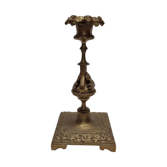 Image 1 of candelabro antiguo francés de latón