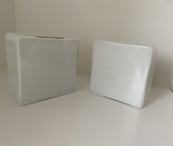 Image 1 of 2x Grand plafonnier/applique murale vintage allemand des années 1970/80