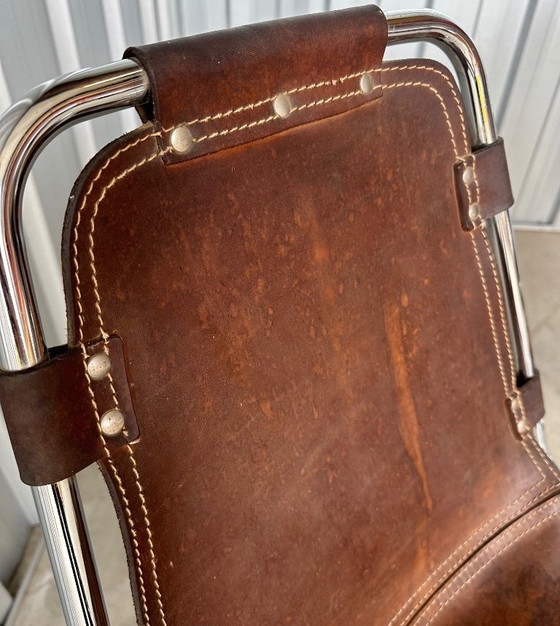 Image 1 of Set van 3 vintage Les Arcs stoelen - Charlotte Perriand