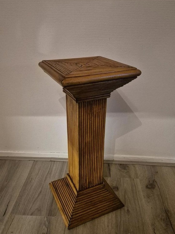 Image 1 of Vintage bamboo column pillar base