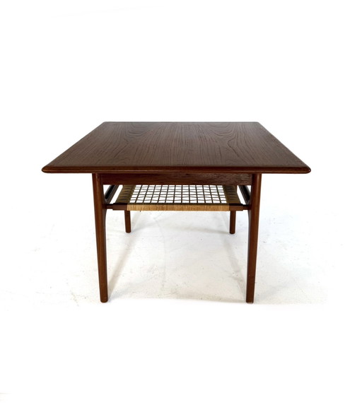 Vintage Danish teak coffee table, Trioh '60s
