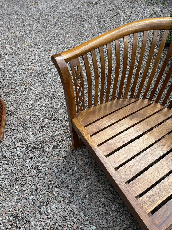 Handgefertigte Teakholz-Sofagarnitur aus Bali – Garten-Sets, Wood (photo 5 of 8)