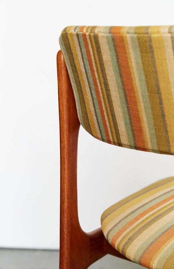 Image 1 of Sedie da pranzo n. 49 di Erik Buch per O. D. Møbler, anni '70, set di 4