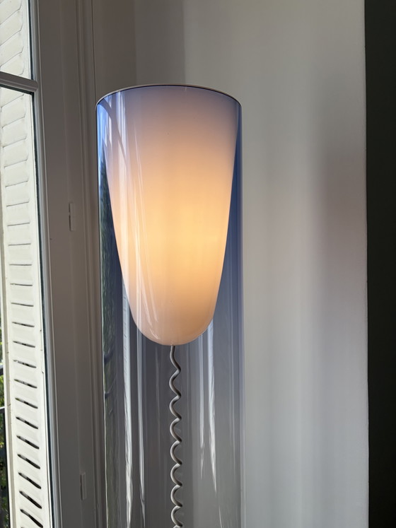 Image 1 of Kartell Toobe blue floor lamp