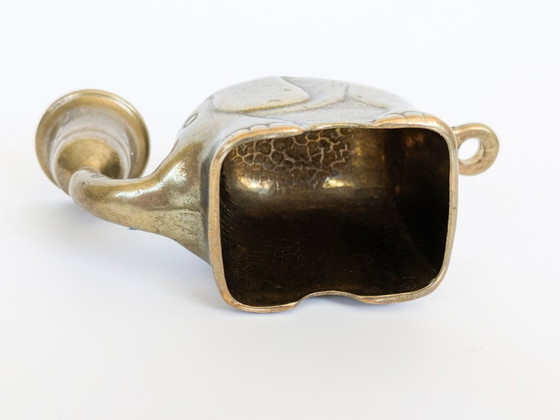 Vintage Haku messing olifant kaarsenhouder beeldje, midden van de 20e eeuw – Kandelaars en kaarsen, Brass (photo 11 of 13)