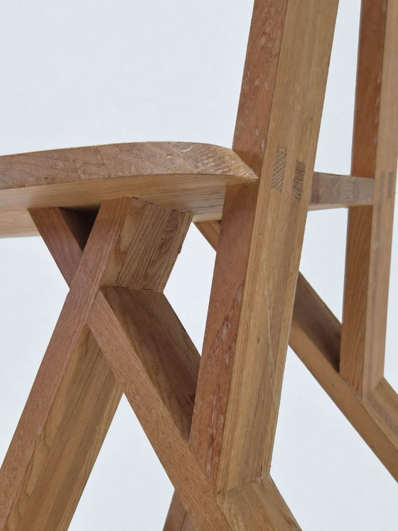Model S45 Chlacc Wood Chair, Pierre Chapo, 1979 – Dining chairs (photo 12 of 17)
