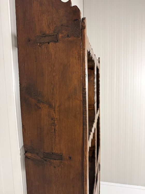 Armadi a muro rustici antichi del 1900, Legno, Marrone (foto 9 di 26)
