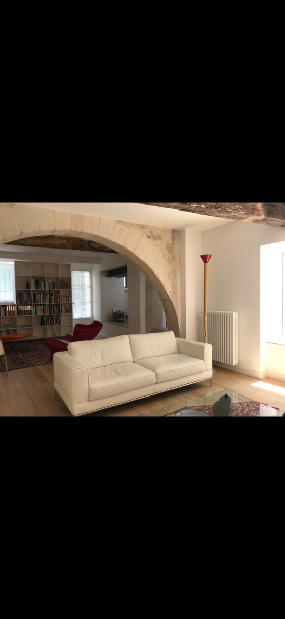 IKEA ARILD Modell Sofa, 3-5 Sitzer Sofas, Leder, Weiß (Foto 3 von 7)
