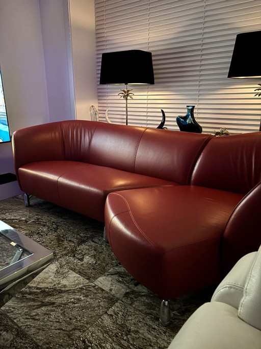  Leolux Pupilla chaise  longue bank als nieuw