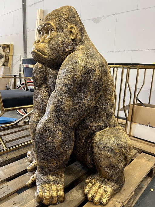 Grand singe décoratif doré – decoratieve objecten, Plastic (photo 2 of 5)