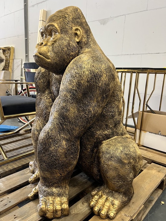 Grand singe décoratif doré – Objets déco, Plastic (photo 2 of 5)