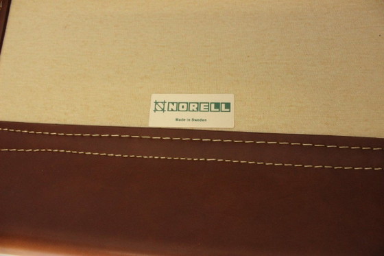 Image 1 of Arne Norell Kontiki Seating Group Leather Sofa Armchair Couch
