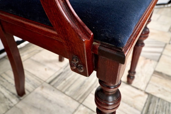 Image 1 of Set di 7 sedie in stile eclettico FAMEG Radomsko, anni '70/'80