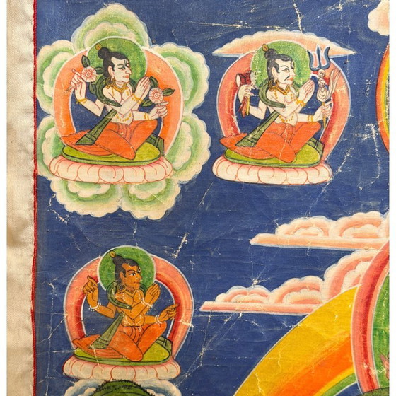 Thangka nepalese del XIX secolo di Rakta Tara / Tara Rossa, 120 × 73 cm – Dipinti e disegni, Other (photo 4 of 5)