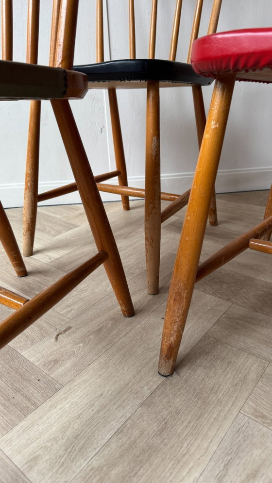 Image 1 of Silla de láminas 4x con tablero de terrazo