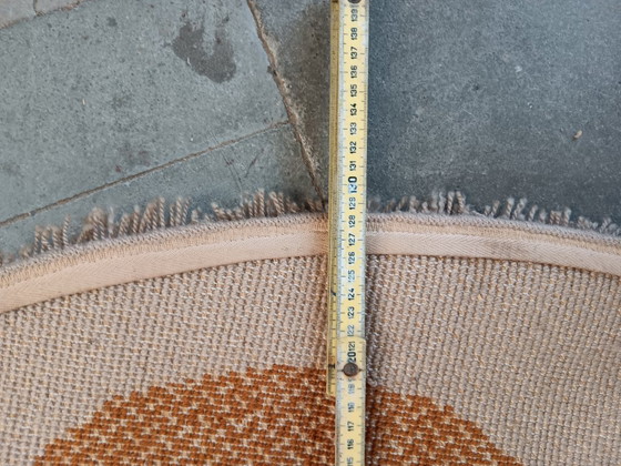 Tapis rond vintage Desso à poils longs – années 1970 – Objets déco, Wool (photo 6 of 6)