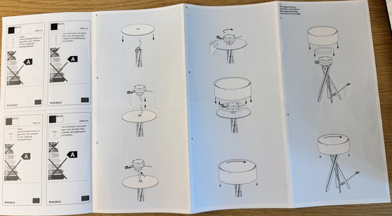 Image 1 of Belux ARBA 10/40 staande lamp