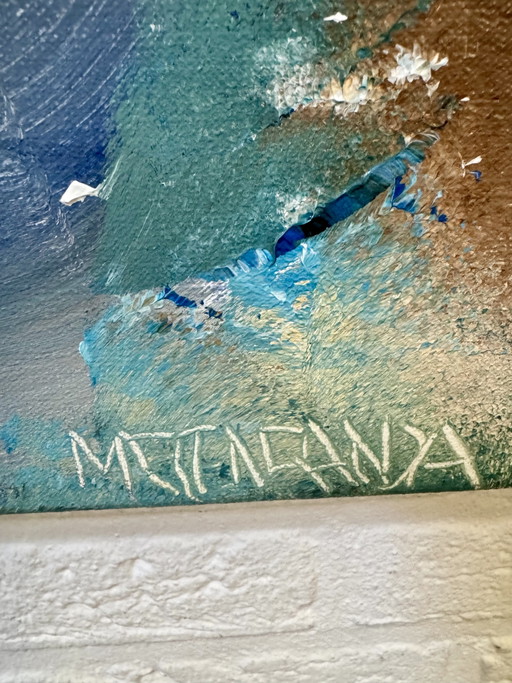 Original painting Marten Randa 90x90