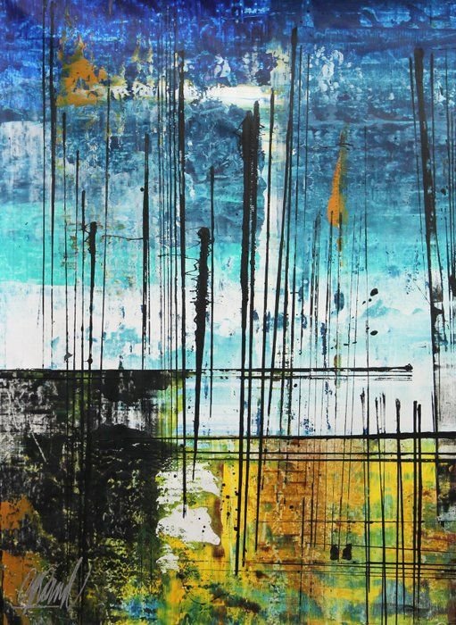 Painting "volume 910", Guiseppe Panzica, Paintings & Drawings, Canvas, Wood, Brown (photo 5 of 12)