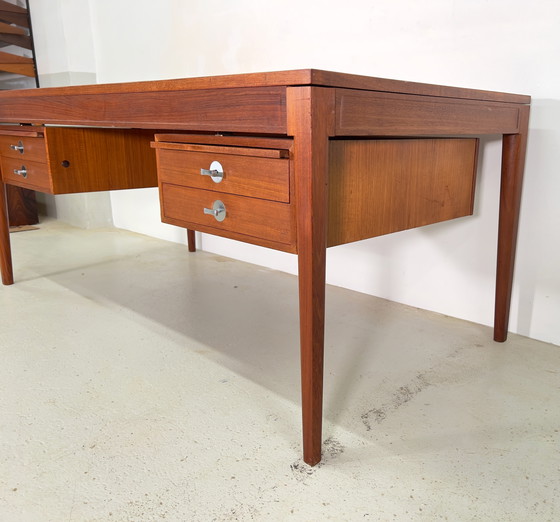 Image 1 of Extra Large Diplomat Desk by Finn Juhl for France & Søn / France & Daverkos