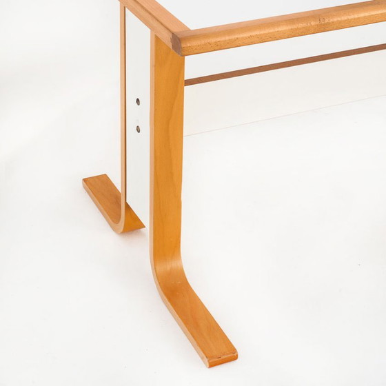Vintage Scandinavian Beech Table With Extension. Sweden, 1980s. – Dining tables, Wood (photo 8 of 14)