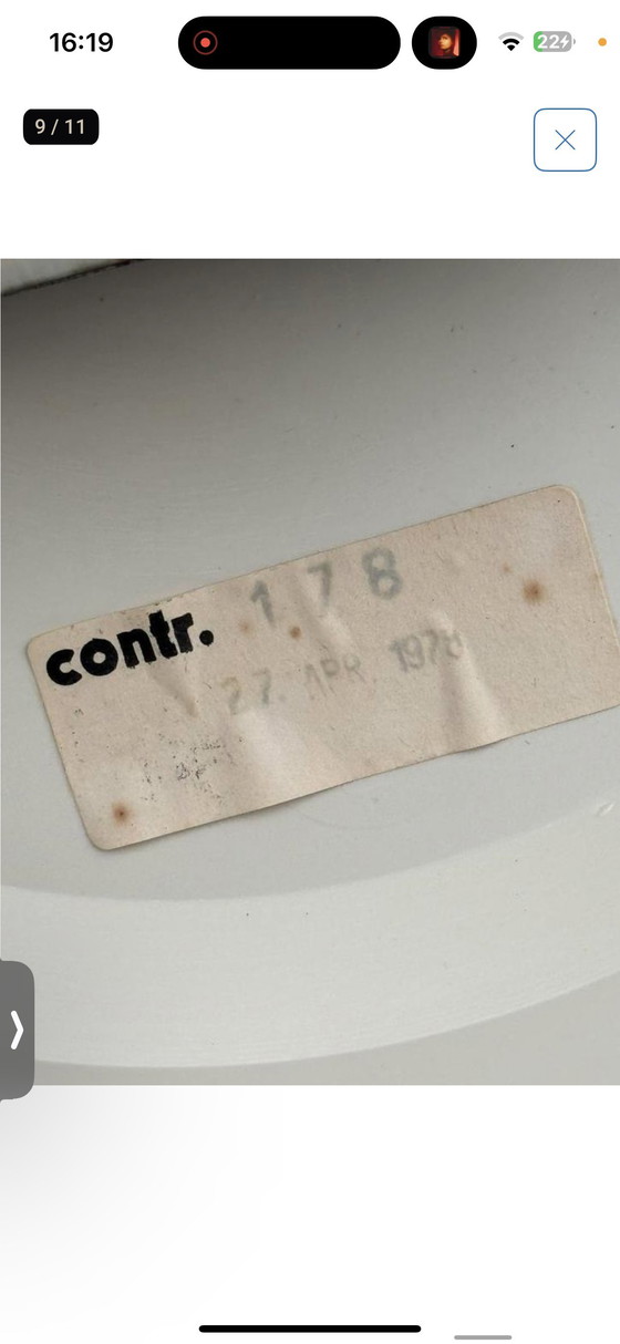 Image 1 of Unique Mid-Century / Space Age Belgian Pendant Lamp from 1978