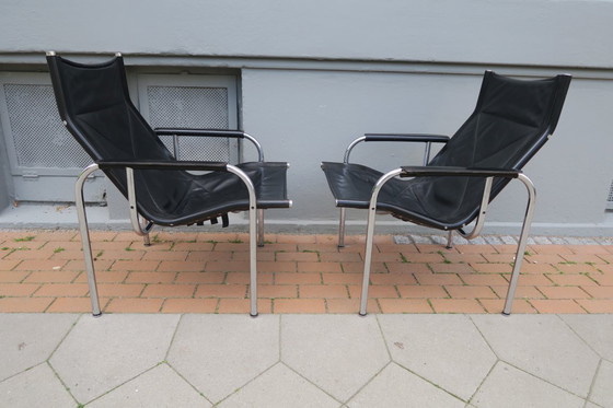 Image 1 of Coppia di poltrone ad arco di Hans Eichenberger per Strässle International