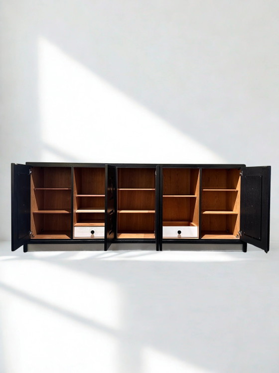 Belgian Brutalist Black Sideboard – Metal (photo 3 of 4)