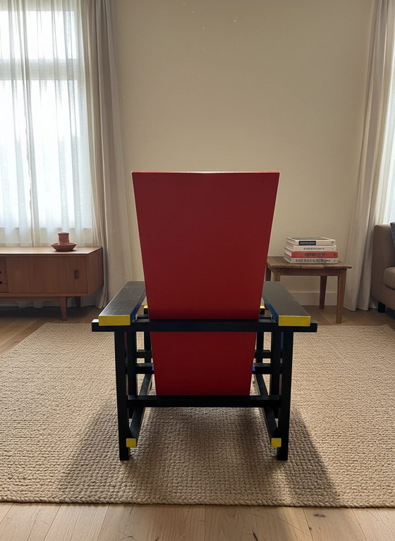 Image 1 of Sedia rosso-blu di Gerrit Rietveld – Replica esatta