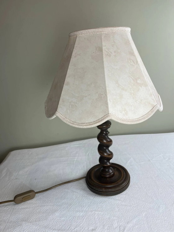 Turned wooden lamp – Table lamps (photo 7 of 14)