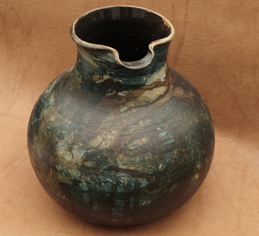 bolvormige Kan, Henkelkrug 1976, Gerhard Liebenthron (1925-2005)
