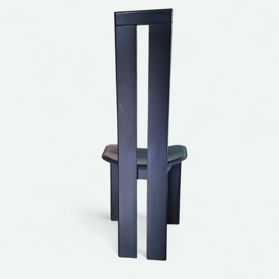 Image 1 of Ensemble de 6 chaises design italiennes – Costantini Pietro – Fabriquées en Italie