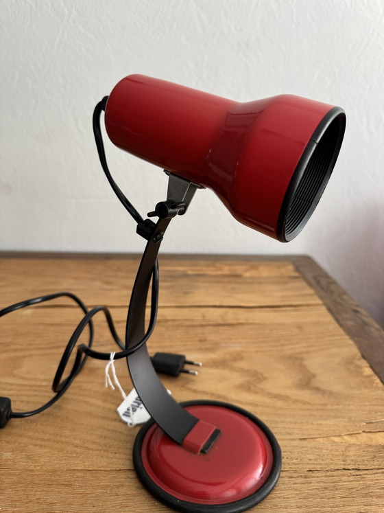 Veneta Lumi Vintage Space Age Set Lampade da scrivania Rosso Fuoco – Metal (photo 10 of 13)