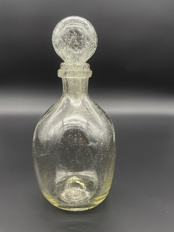 Jarra Verrerie de Biot con tapón de bola – Verre Bullé – Vasos y jarras, Glass (photo 3 of 10)