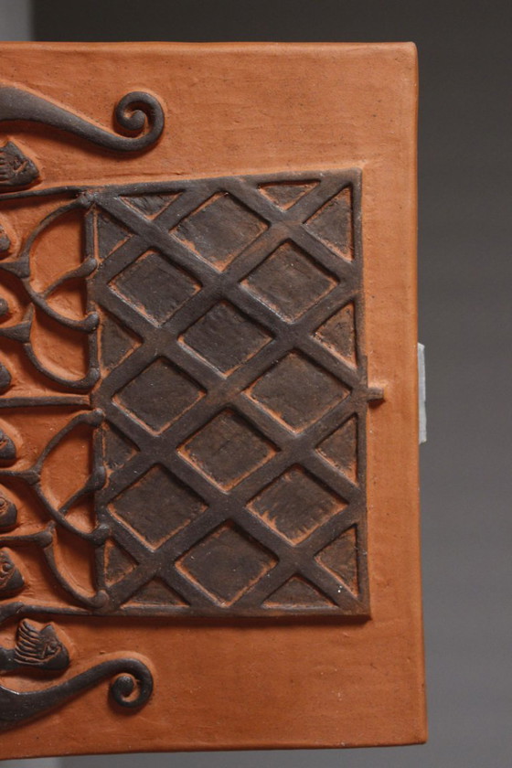 Thyssen Keramik Denemarken jaren 1950 - Viking Drakkar decoratieve tegelset – Wanddecoratie, Ceramic (photo 5 of 11)