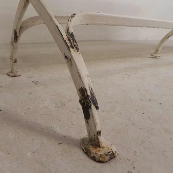 Tuinbank, Lattenbank, Inklapbaar 2 Meter Lang, Jaren 30 – 3-5 zitsbanken, Wood, Iron (photo 17 of 30)