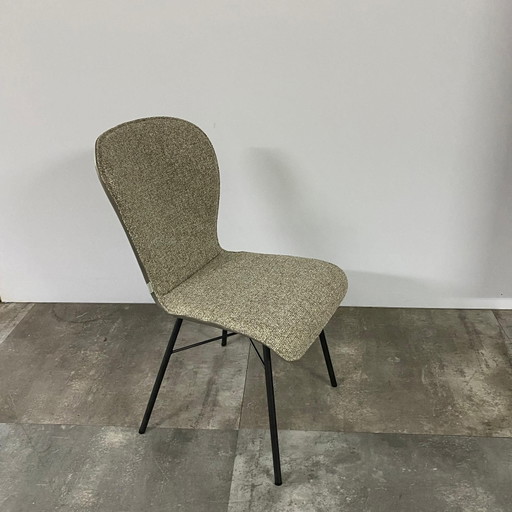Blake set van 6 – Bert Plantagie, eetkamerstoelen, Textile, Lambskin