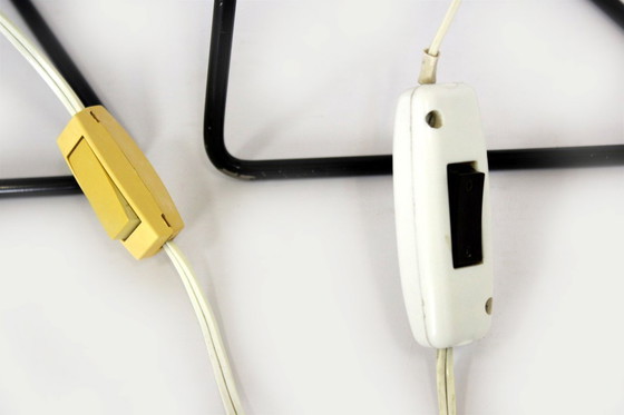 Image 1 of Schwarze Tischleuchten von Josef Hurka für Drupol, 1960er Jahre, 2er-Set